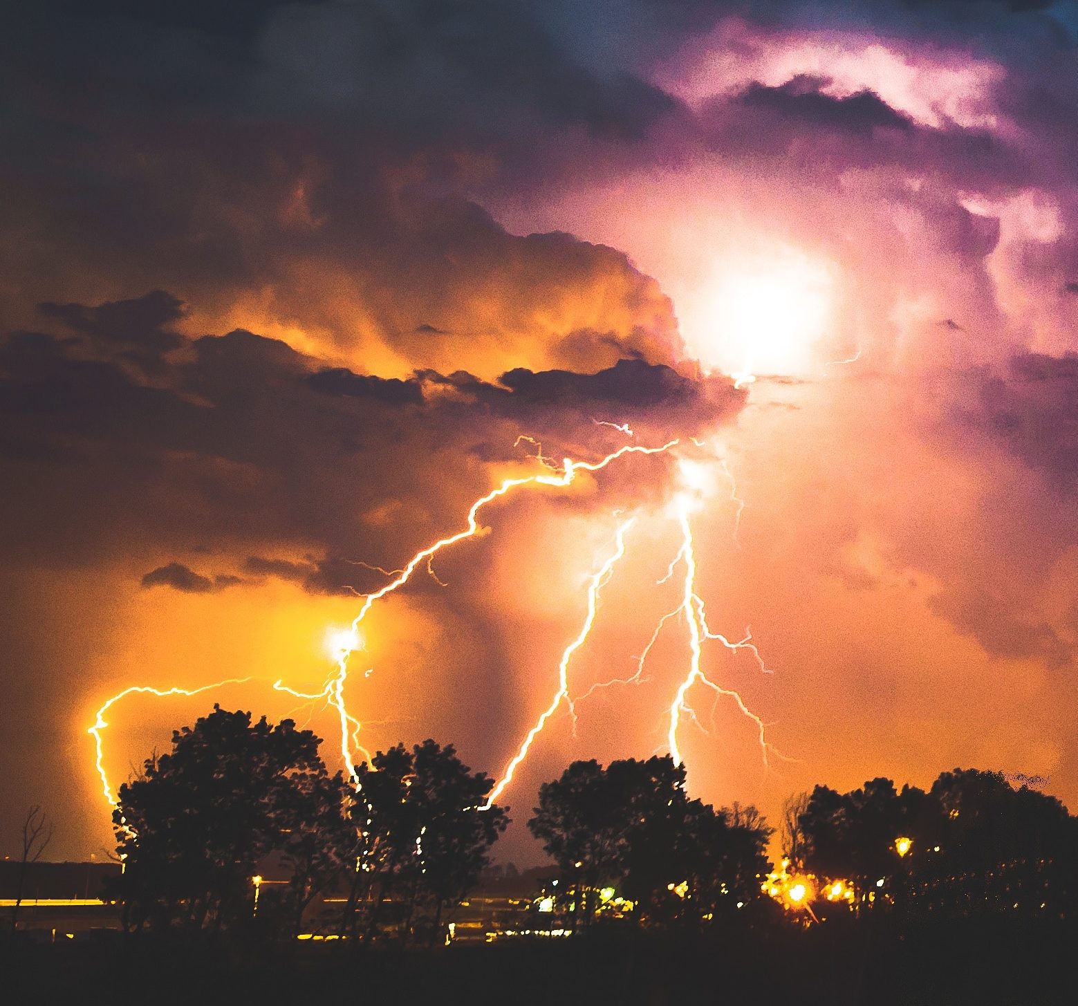 lightning storm